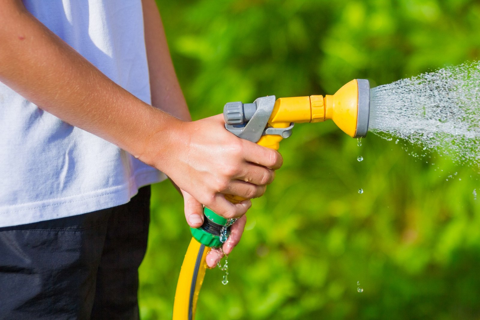 Wasserstop-Gartenschlauch ohne Druckverlust
